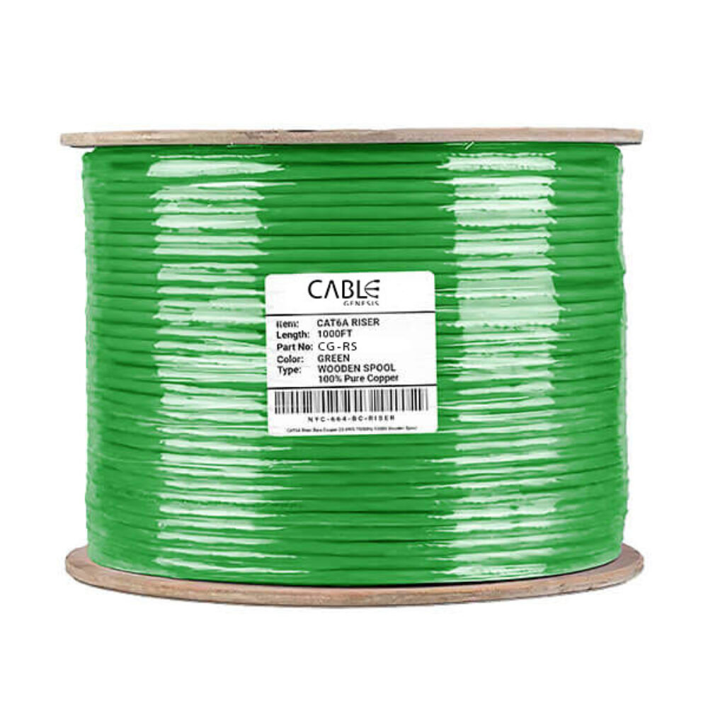 Cat6A Riser Solid Copper 1000ft