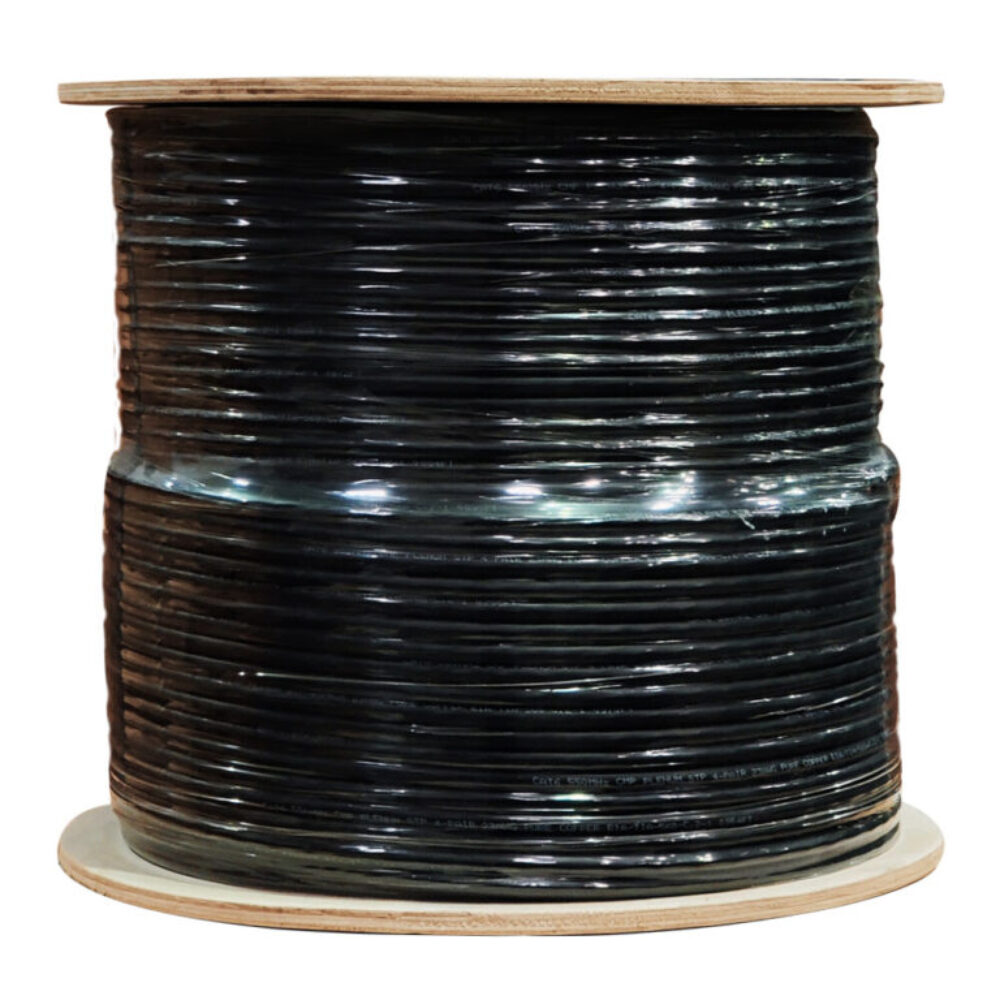 Cat6A Plenum Shielded Solid Copper 1000ft