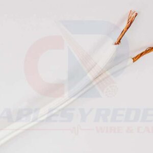 GEN-10041101 Genesis Security/Alarm Zipcord Cable 18AWG STD Blanco CM/Cl2