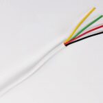 Cable para alarma Genesis 21031101 4 conductores 22 AWG blanco 305m