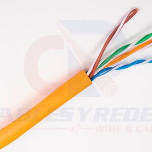 GEN-50781103 Genesis Cable UTP 4PR 24AWG Cat.5E Riser Naranja