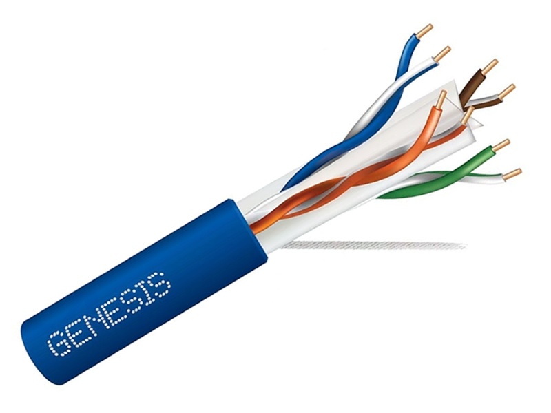 Gen-50921106 Cable UTP 4Pares 23AWG Cat.6 Plus Riser 1Gb, 600Mhz Color Azul - Image 4