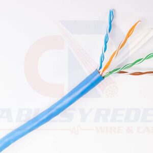 GEN-50921106 Genesis Cable UTP 4PR 23AWG Cat.6 Plus Riser 1Gb, 600Mhz, Azul