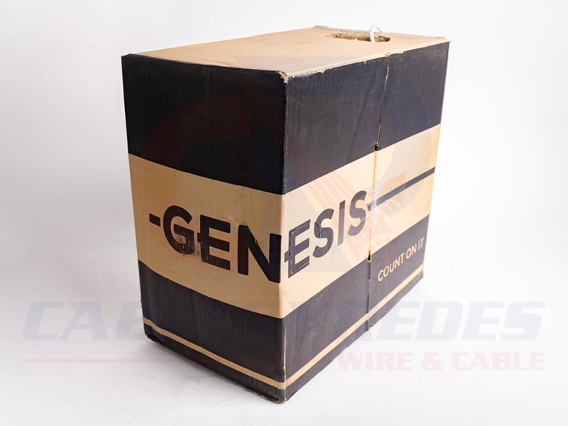 GEN-63301101 Genesis Cable UTP 4PR 24AWG Cat.5E CM Blanco CMR - Image 3