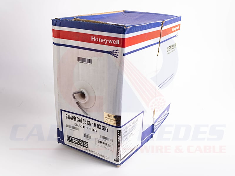 GEN-63301109 Genesis Cable UTP 4PR 24AWG Cat.5E CM Gris CMR - Image 2