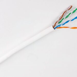 Gen-63601101 Cable UTP 4Pares 23AWG Riser Cat.6 Sin Costilla Color Blanco