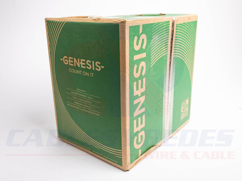 GEN-63601106 Genesis Cable UTP 4PR 23AWG Riser Cat.6 Spnls (Sincostilla) Azul - Image 4