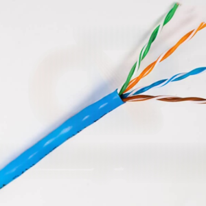 Gen-63601106 Cable UTP 4Pares 23AWG Riser Cat.6 Sin Costilla Color Azul