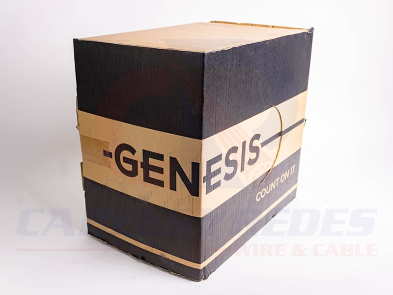GEN-63601108 Genesis Cable UTP 4PR 23AWG Riser Cat.6 Spnls (Sincostilla) Negro - Image 3