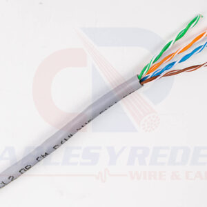 GENESIS CABLE UTP 4PR 24AWG CAT.5E CM GRIS CMR