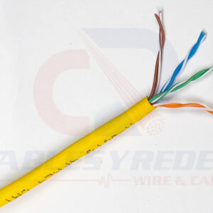 GENESIS CABLE UTP 4PR 24AWG CAT.5E RISER AMARILLO