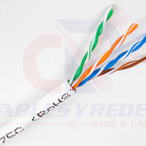 GENESIS CABLE UTP 4PR 24AWG CAT.5E RISER BLANCO