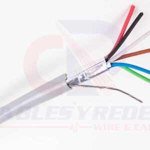 GENESIS SECURITY/ALARM SHIELDED 6COND 22AWG CMR/CL3R