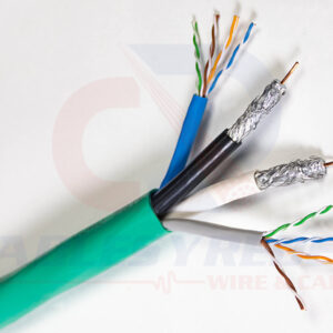 Gen-50505105 2Rg6/U+2 UTP Cat 5E Forro Verde (Bob.500Ft)